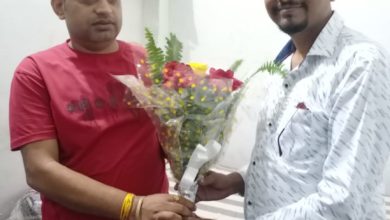 Photo of यूपी काँप ऐप के प्रचारक राहुल अग्निहोत्री से एसबीआई अधिकारी उमेश कुमार ने की शिष्टाचार भेंट