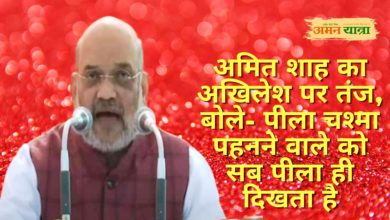 Photo of अमित शाह का अखिलेश पर हमला, बोले- पीला चश्मा पहनने वाले को सब पीला ही दिखता है