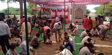 Photo of राम जानकी मंदिर में विशाल भंडारे का आयोजन