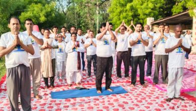 Photo of स्वास्थ्य इकाइयों पर मनाया गया योग दिवस