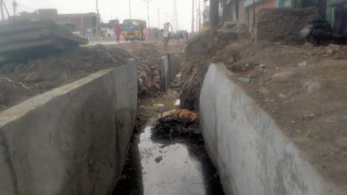 Photo of कस्बा कदौरा मोहल्ला सीर मे  नाले को लेकर ठेकेदारों मे लापरवाही