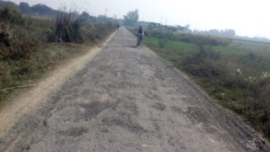 Photo of खखरेरू चचीडा मार्ग गड्ढों में तब्दील