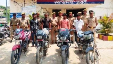 Photo of चार वाहन चोरो को गिरफ्तार कर चार मोटरसाइकिलों को किया बरामद
