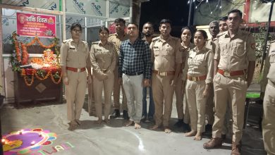Photo of हनुमंत विहार थाने में बड़े ही धूमधाम के साथ मनाई गई दिवाली