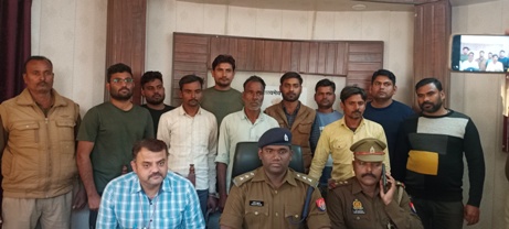 मोटर साइकिल चोरी करने वाले अन्तर्जनपदीय गिरोह का भण्डाफोड 5 PHOTO 1 1 19