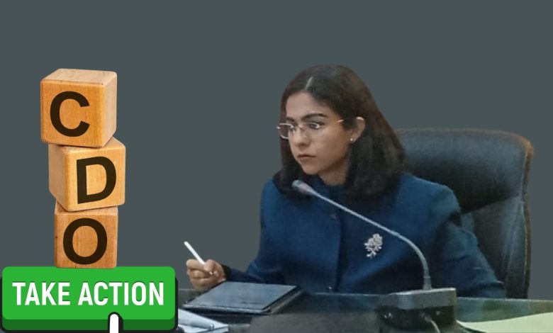 सीडीओ सौम्या ने तत्कालीन ग्राम प्रधान व सचिव द्वारा किए गए गबन के आरोप में प्राथमिकी दर्ज करवाते हुए वसूली कराए जाने की कार्यवाही 1 photo 6 1 16