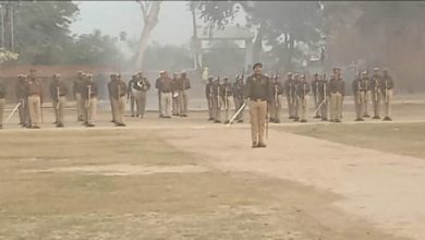 Photo of चंदौली: गणतंत्र दिवस परेड की तैयारियां शुरू, फुल ड्रेस रिहर्सल के दौरान पुलिस के जवानों का जोश हाई……