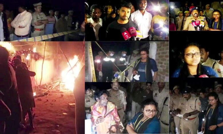 हारामऊ अग्नि काण्ड : झोपड़ी में सो रहे एक ही परिवार के पांच सदस्यों की दर्दनाक मौत 1 FIRE HARAMAU CASE