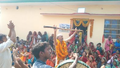 Photo of धूमधाम से किया गया काशी दास जी का पूजन