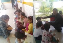 Photo of डुडियामऊ संविलियन विद्यालय में नवरात्रि के अवसर पर कन्या भोज का आयोजन