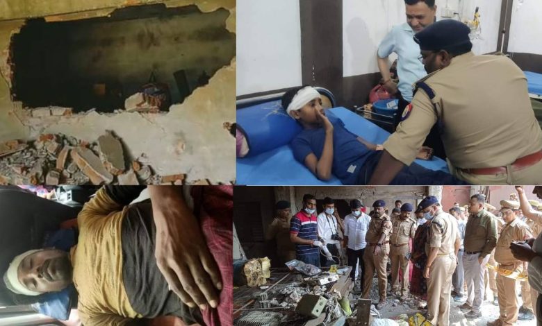 फैक्टरी में जोरदार धमाके से इमारत हुई क्षतिग्रस्त, आठ मजदूर घायल, चार की हालत चिंताजनक, डीएम-एसपी ने लिया जायजा 9 photo 5 1 6
