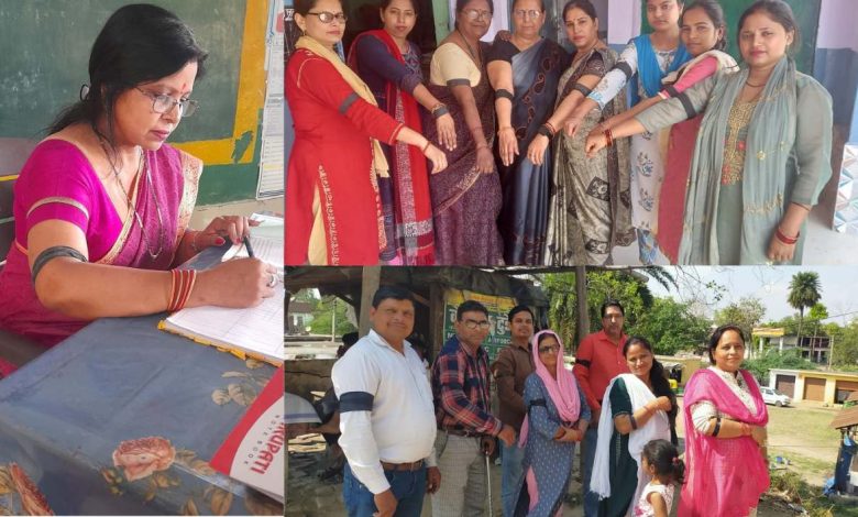 अटेवा के आवाहन पर शिक्षकों और कर्मचारियों ने मनाया काला दिवस 5 PHOTO 9