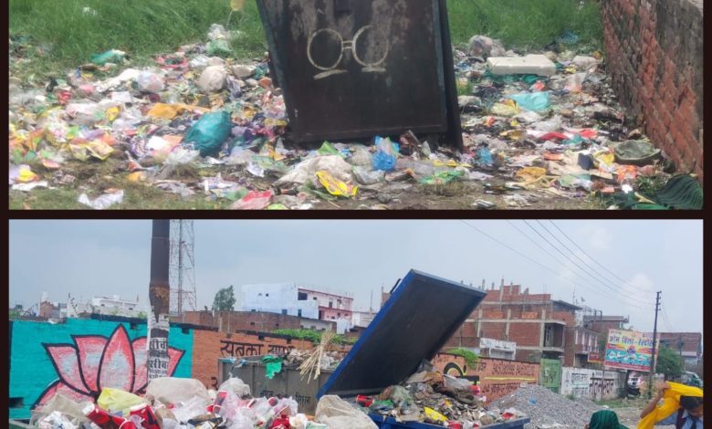 रनिया के वार्ड 7 शिवाजी नगर में रखे कूड़ेदान भरे खचाखच नहीं की जा रही साफ-सफाई 3 photo 12 6