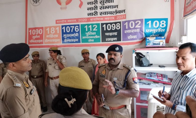 पुलिस अधीक्षक बीबीजीटीएस मूर्ति ने भोगनीपुर कोतवाली का किया औचक निरीक्षण 5 SP