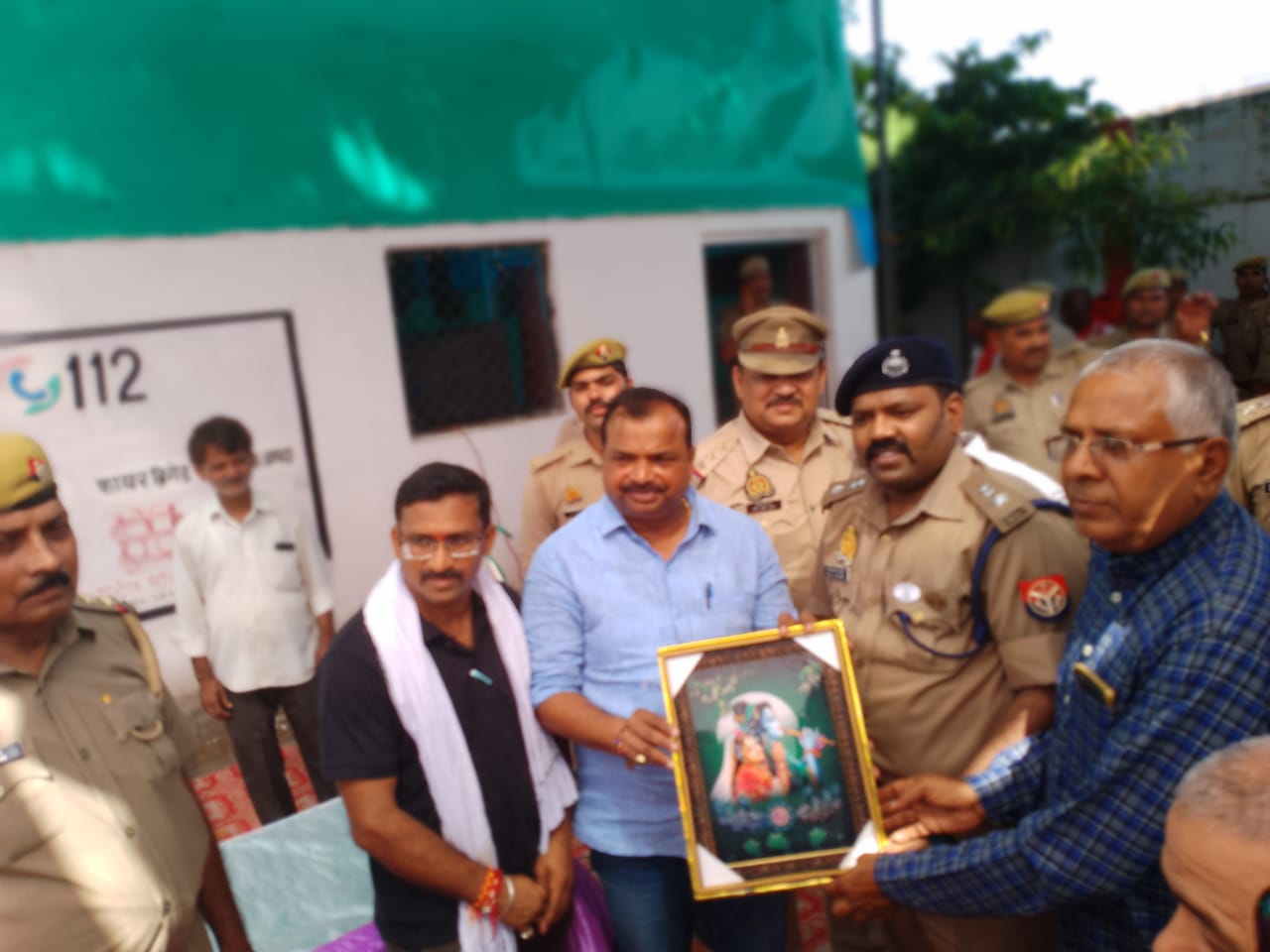 पुलिस अधीक्षक बीबीजीटीएस मूर्ति ने भोगनीपुर कोतवाली का किया औचक निरीक्षण 6 SP2