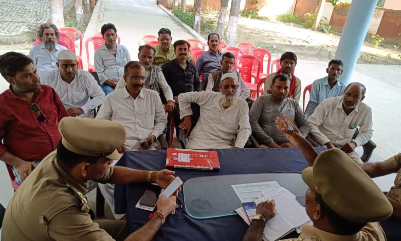 सभी लोग चेहल्लुम तथा जन्माष्टमी का पर्व शांतिपूर्ण तथा सौहाद्रपूर्ण तरीके से मनाएं : थाना प्रभारी 1 br