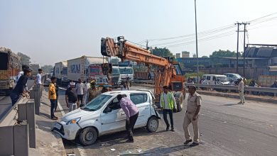 Photo of पांच वाहनों की आपस में टक्कर, कई लोग बुरी तरह से हुए घायल