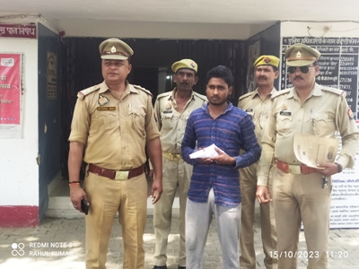 युवक ने तमंचा लेकर फोटो खींचकर सोशल मीडिया पर की वायरल, गिरफ्तार 3 photo 15 1 6
