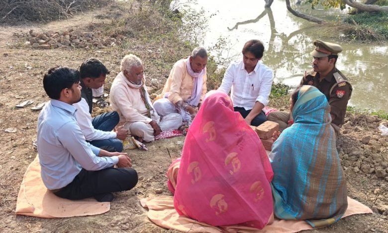पंडित भोलानाथ शुक्ला के नाम पर अमृत सरोवर का किया गया भूमि पूजन व शिलान्यास 5 IMG 20231108 WA0007