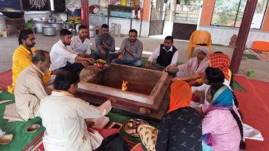 Photo of विश्व कप में भारत के जीत के लिए किया गया हवन पूजन
