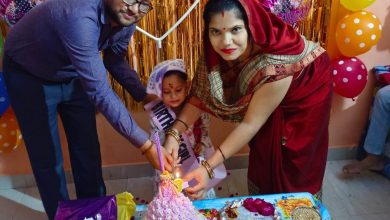 Photo of लिटिल रक्षा सचान का जन्मदिन केक काटकर बड़े ही धूमधाम से मनाया गया