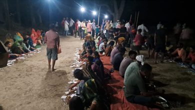 Photo of नवरात्र के समापन पर देवी मंदिर में रामचरितमानस पाठ एवं भंडारे का आयोजन