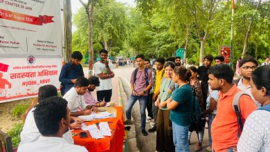 Photo of चार दिन में 3500 से ज्यादा छात्रों ने ली एबीवीपी की सदस्यता