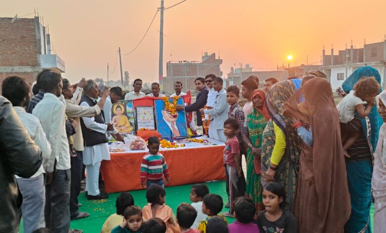 संत शिरोमणि रविदास जी की जयंती पर निकाली गई प्रभात फेरी 1 IMG 20250212 WA0120