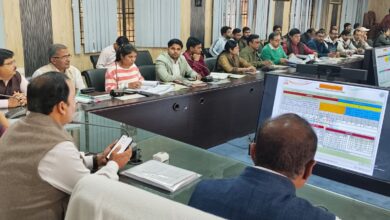 Photo of विकास कार्यों में तेजी लाने के लिए जिलाधिकारी ने की समीक्षा बैठक