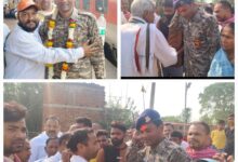 Photo of मिर्ज़ापुर/चंदौली: मां भारती का जवान सीमा की ओर हो रहे रवाना, परिजनों सहित ग्रामीणों ने माथे पर सिन्दूर लगाकर किया विदा, भावुक क्षणों में लगे भारत माता की जय, वंदे मातरम के नारे….. पहलगाम में सर्च आपरेशन हेड…..