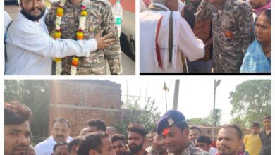 Photo of मिर्ज़ापुर/चंदौली: मां भारती का जवान सीमा की ओर हो रहे रवाना, परिजनों सहित ग्रामीणों ने माथे पर सिन्दूर लगाकर किया विदा, भावुक क्षणों में लगे भारत माता की जय, वंदे मातरम के नारे….. पहलगाम में सर्च आपरेशन हेड…..
