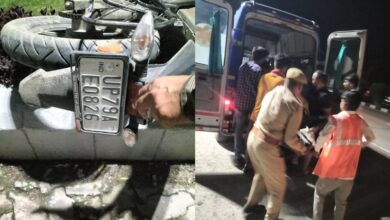 Photo of कानपुर देहात में सड़क हादसे में मोटरसाइकिल सवार पति की मौत,पत्नी गंभीर