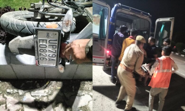 कानपुर देहात में सड़क हादसे में मोटरसाइकिल सवार पति की मौत,पत्नी गंभीर 3 photo 23
