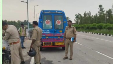 Photo of सड़क हादसे में बाइक सवार युवक की मौत,दिल्ली से लौटते समय हुआ हादसा