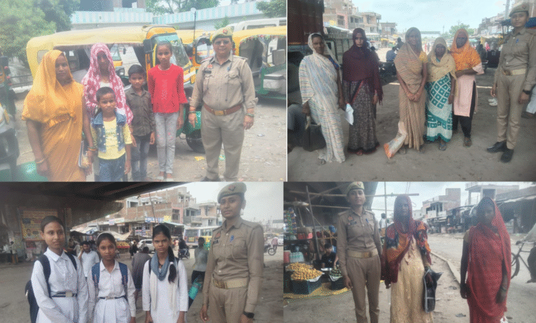 भोगनीपुर में चला महिला जागरूकता अभियान,टोल फ्री नंबरों की दी गई जानकारी 3 कानपुर देहात पुलिस पर कलंक 17
