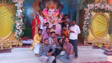 Photo of प्रथम पूज्य, विघ्नहर्ता और समस्त सुखों को प्रदान करने वाले भगवान गणेश की प्रतिमा स्थापित