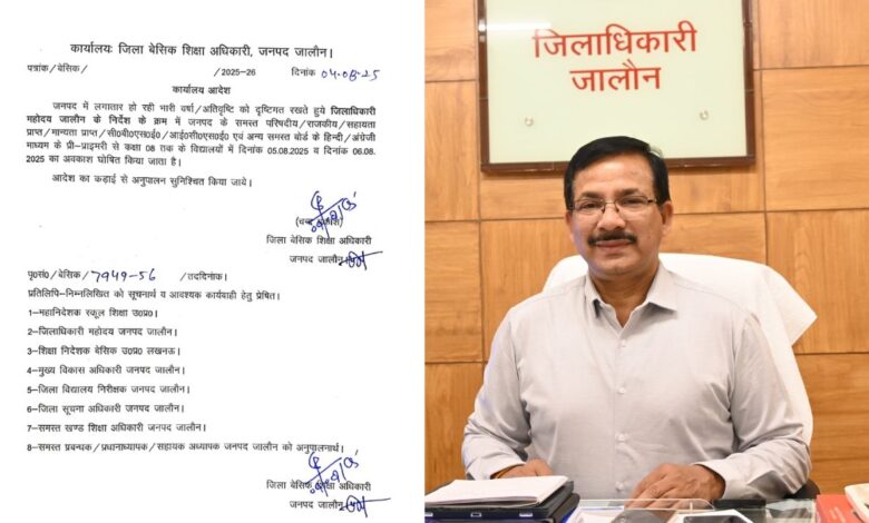 भारी बारिश का अलर्ट: उरई में 5 और 6 अगस्त को स्कूल बंद 1 photo 41