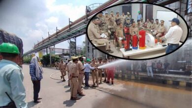 Photo of रनिया स्थित मयूर फैक्ट्री में फायर सेफ्टी मॉक ड्रिल का आयोजन