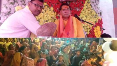 Photo of एक उम्मीद के जिला उपाध्यक्ष महेन्द्र पाल ने ब्यास पीठ का पूजन कर कथा वाचक का अंगवस्त्र पहनाकर किया सम्मान