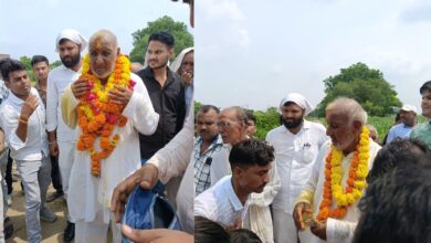 Photo of पूर्व शिक्षक देशराज यादव के गया प्रस्थान पर समाजसेवी मिलन यादव समेत ग्रामवासियों ने किया स्वागत सम्मान