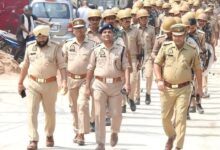 Photo of कानपुर देहात में त्योहारों के मद्देनजर पुलिस ने ग्रामीण क्षेत्रों में निकाला पैदल मार्च,कराया सुरक्षा का अहसास