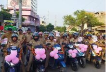 Photo of ‘मिशन शक्ति’ फेज 5: कानपुर देहात में महिला पुलिस ने निकाली बाइक रैली