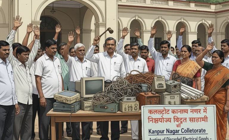 कलेक्ट्रेट कानपुर नगर में निष्प्रयोज्य विद्युत सामग्री की नीलामी 23 सितंबर को 1 कामपुर bijali सामान