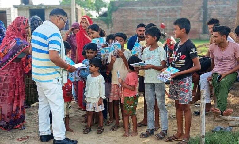भोगनीपुर में 'एक उम्मीद' टीम का जनसंपर्क अभियान 3 महेंद्र पाल सिंह