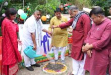 Photo of सेवा पर्व के अवसर पर सांसद अकबरपुर द्वारा नगर वाटिका नबीपुर में पौधरोपण कर दिया पर्यावरण संरक्षण का संदेश 