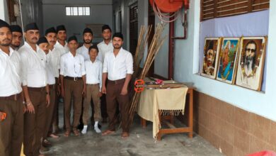 Photo of राष्ट्रीय स्वयंसेवक संघ के 100 वर्ष पूर्ण होने मनाया गया स्थापना दिवस