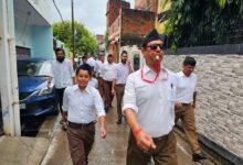 Photo of विजयादशमी उत्सव पर पथ संचलन के साथ संघ के शताब्दी वर्ष का आगाज