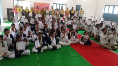 Photo of स्वाबलंबी भारत अभियान के अन्तर्गत राम स्वरूप ग्रामोद्योग इण्टर कॉलेज पुखरायां में स्वदेशी जागरण मंच की कार्यशाला आयोजित हुई