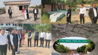 Photo of दीवारों में दरारें, हवा में लटके पिलर: जर्जर चैंबर भवन पर रंग-रोगन क्यों? अधिवक्ताओं ने खोली पोल