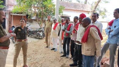 Photo of कानपुर देहात: बरौर थाने में चौकीदारों से रूबरू हुए पुलिस क्षेत्राधिकारी राजीव सिरोही
